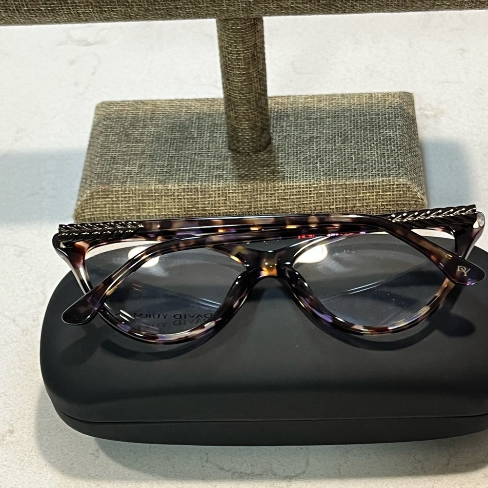 DAVID YURMAN NIB AUTHENTIC CHEVRON RX READY DESIGNER EYEGLASSES - Picture 16 of 17